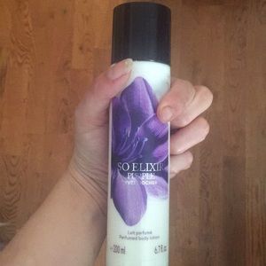 So Elixir Purple Yves Rocher perfumed body lotion